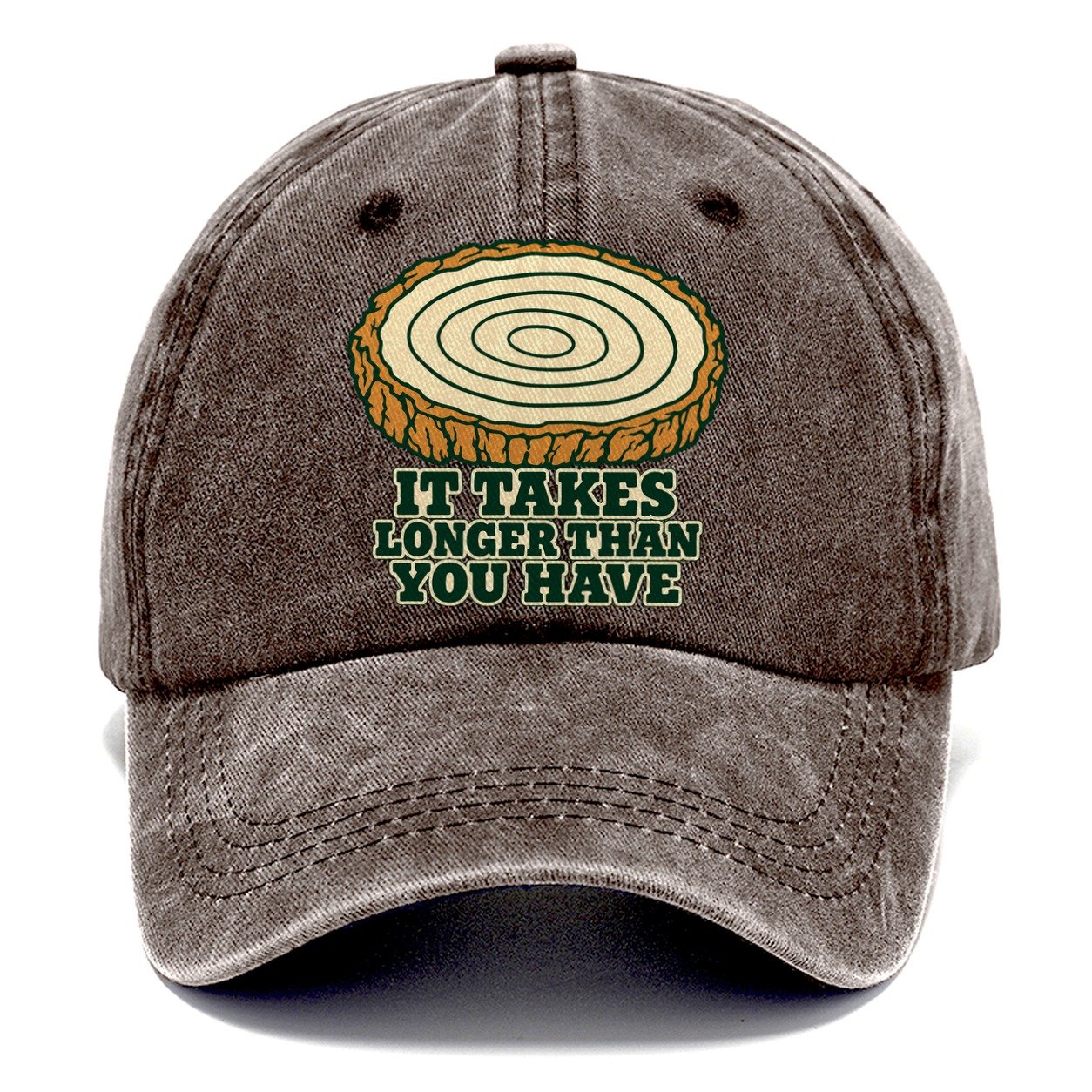 It Takes Longer Than You Have Bonsai Classic Cap – Brown