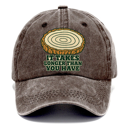 It Takes Longer Than You Have Bonsai Classic Cap – Brown