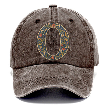 Wildflower O Monogram Classic Cap – Brown