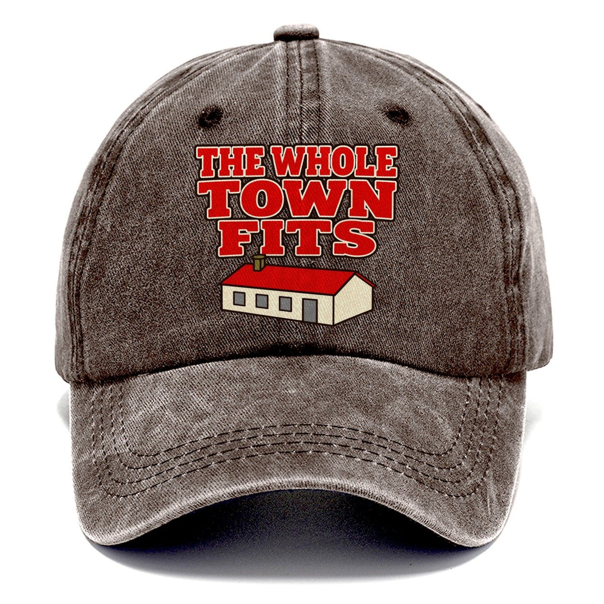 The Whole Town Fits Model Railways Classic Cap – Brown