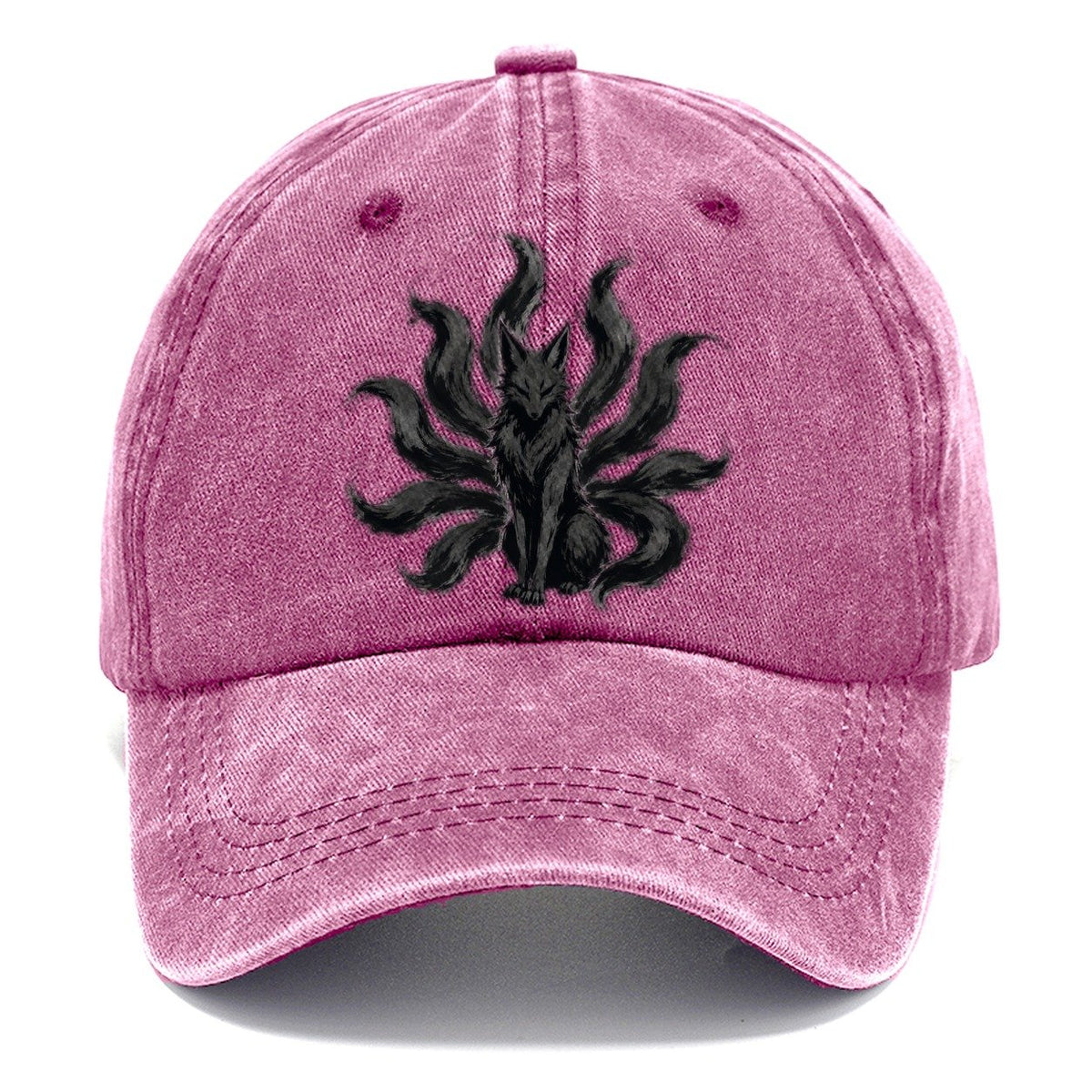 Kitsune Gestural Markings Classic Cap – Dusty Rose