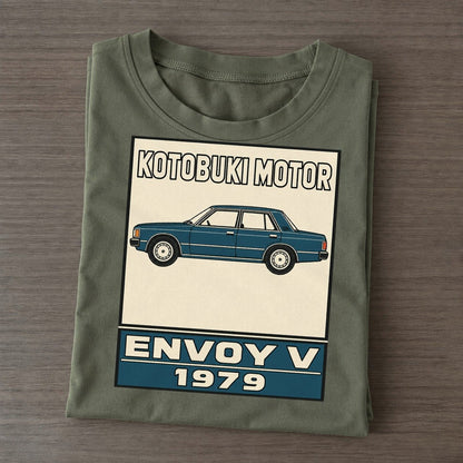 Kotobuki Envoy Showa Speed Plates Classic T-shirt – Army Green