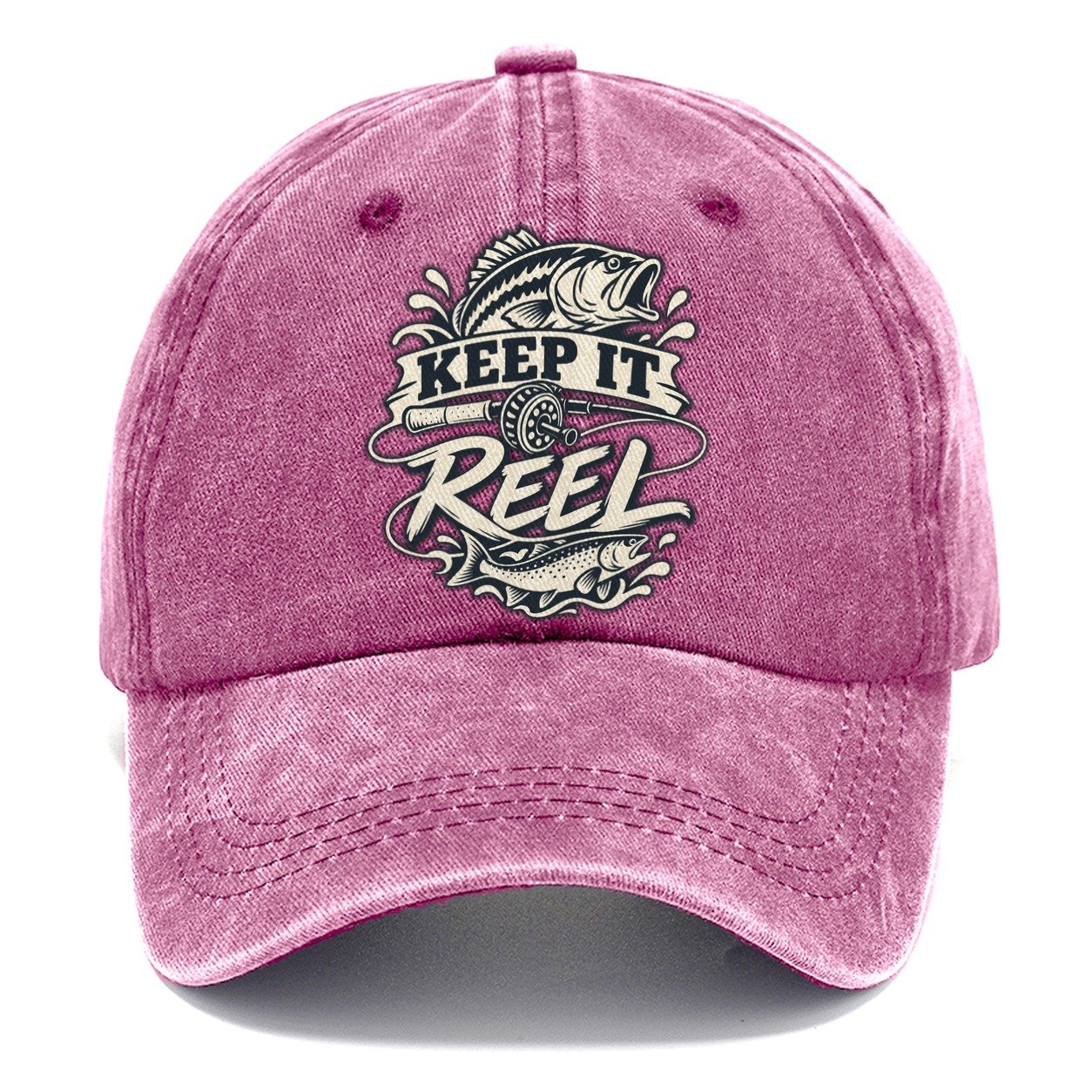 Keep It Reel Fishing Elegant Classic Cap – Dusty Rose