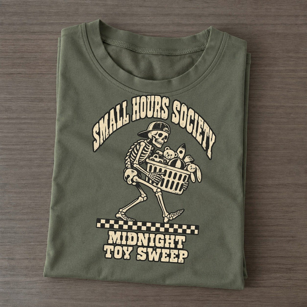 Toy Sweep Small Hours Society Classic T-shirt – Army Green