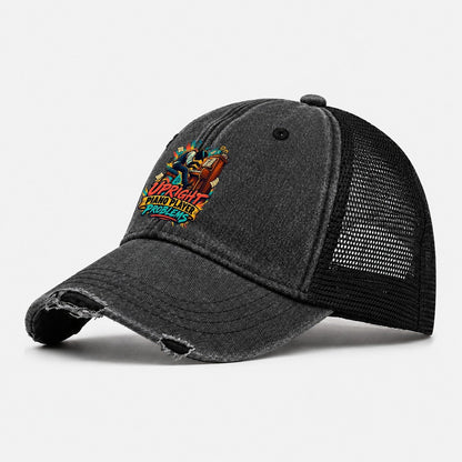Upright Piano Player Problems Music Instruments Washed Trucker Hat – Black