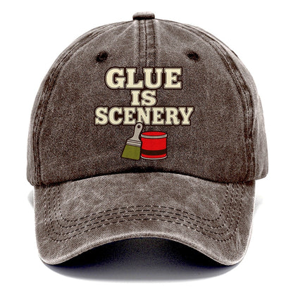 Glue Is Scenery Model Railways Classic Cap – Brown