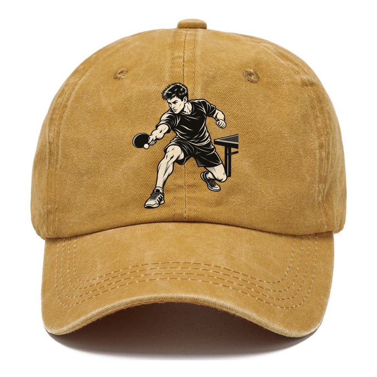 Table Tennis Wide Forehand Reach Global Sports Ink Figures Classic Cap – Golden Harvest
