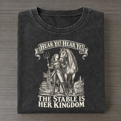 The Stable Keeper And The Mare Royal Decree Vintage T-shirt – Black