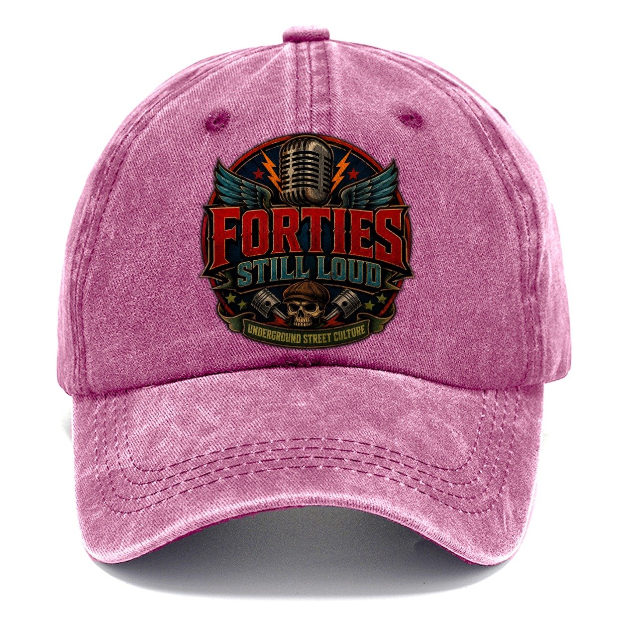 Forties Still Loud Classic Cap – Dusty Rose