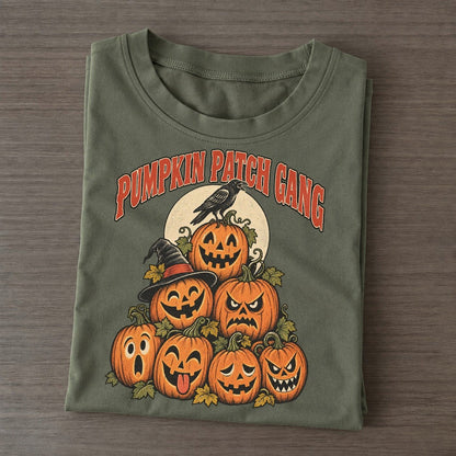 Pumpkin Patch Gang Ghoul Mixer Classic T-shirt – Army Green