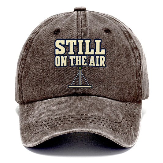 Still On The Air Amateur Radio Classic Cap – Brown