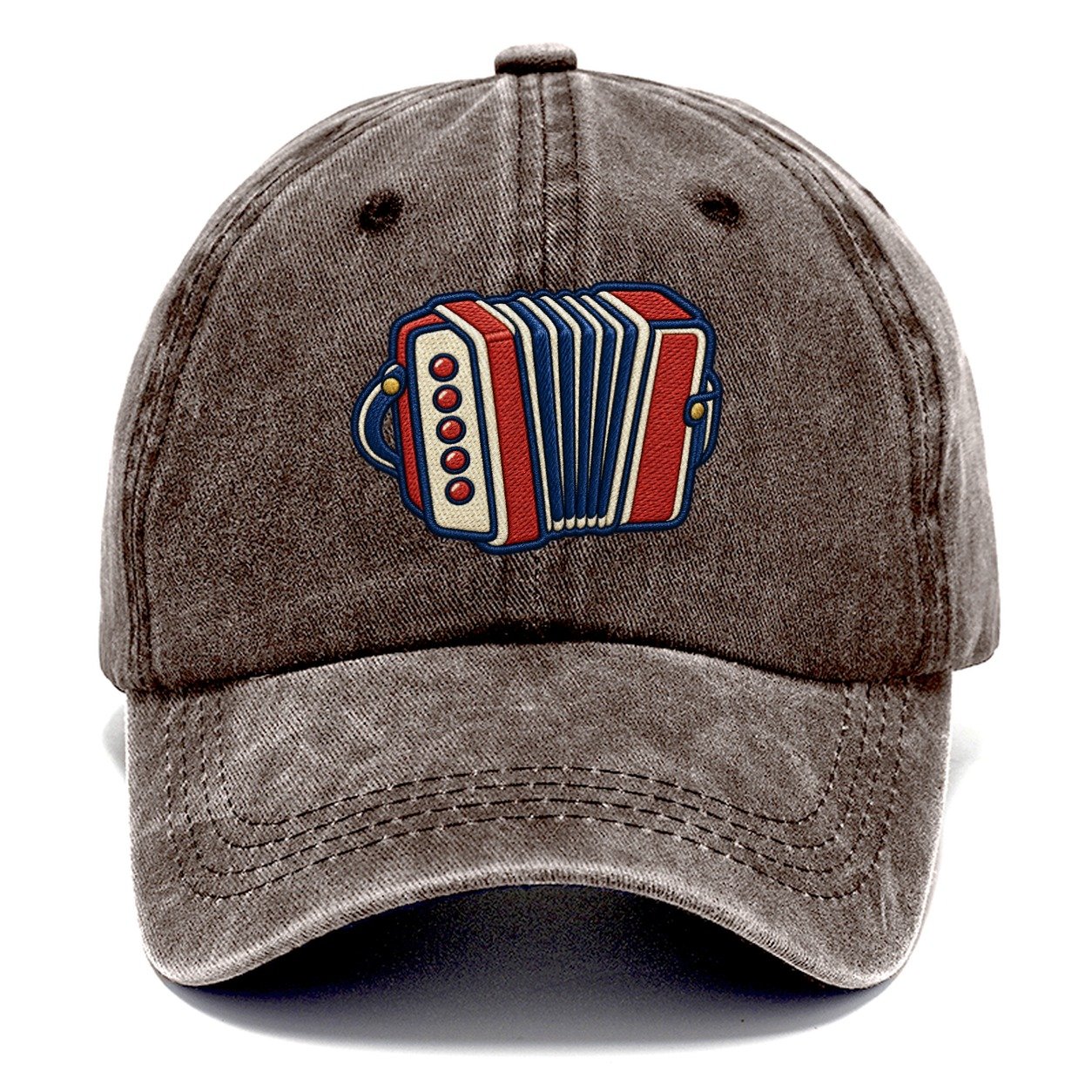 Button Accordion Tiny Solo Marks Classic Cap – Brown