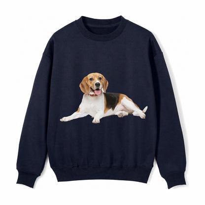 Beagle Fleece Sweatshirt – Navy Blue
