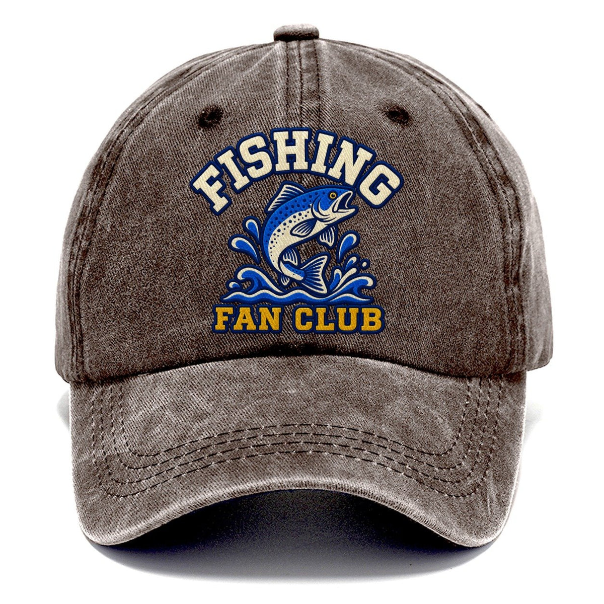 Fishing Fan Club Classic Cap – Brown
