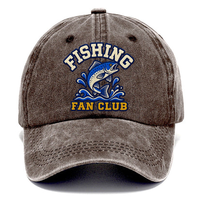 Fishing Fan Club Classic Cap – Brown