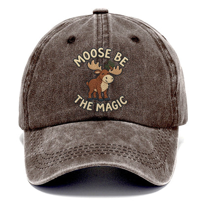 Moose Animal Puns Classic Cap – Brown