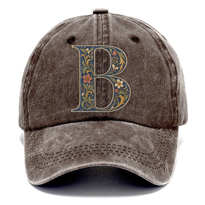 Wildflower B Monogram Classic Cap – Brown