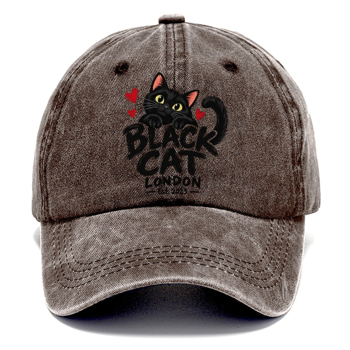 Black Cat London Est. 2023 Classic Cap – Brown