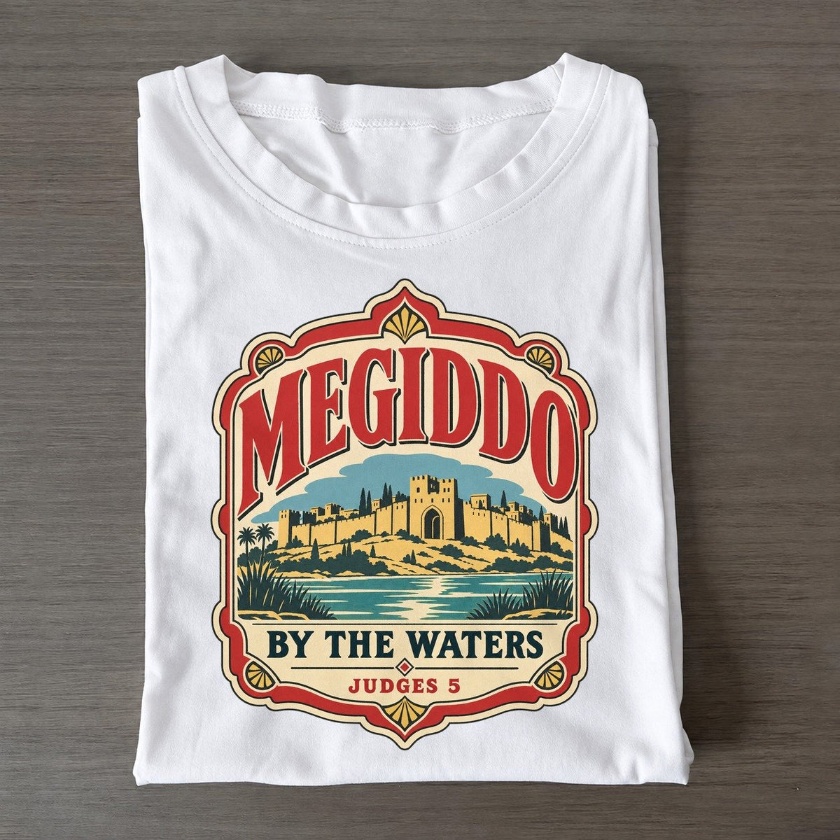 Megiddo The Baggage Room Classic T-shirt – White