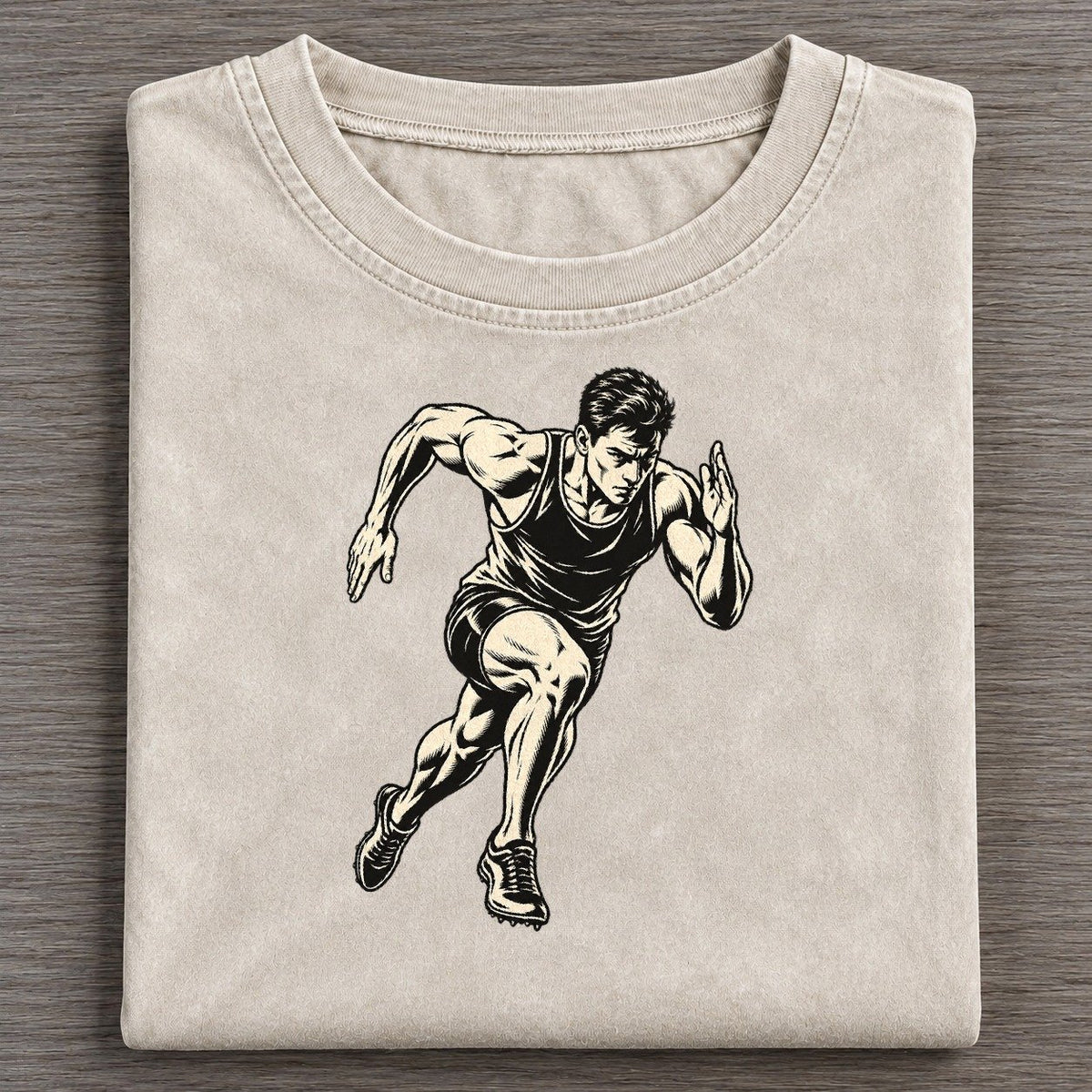 Sprinter First Three Steps Global Sports Ink Figures Vintage T-shirt – Off White