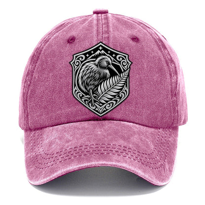 New Zealand Minimal Emblem Country Logos Classic Cap – Dusty Rose