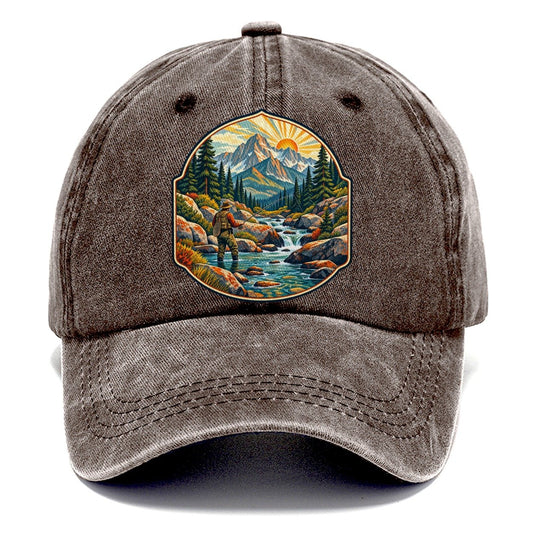 Mountain Creek Headwaters Fishing Club Classic Cap – Brown