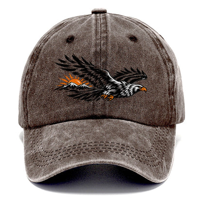 Eagle Mountain Sunburst Classic Cap – Brown