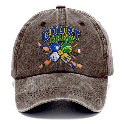 Court Crew Pickleball Life Classic Cap – Brown