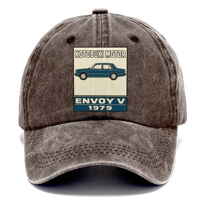 Kotobuki Envoy Showa Speed Plates Classic Cap – Brown