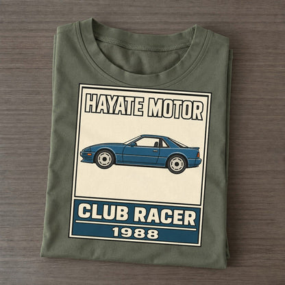 Hayabusa Club Racer Showa Speed Plates Classic T-shirt – Army Green