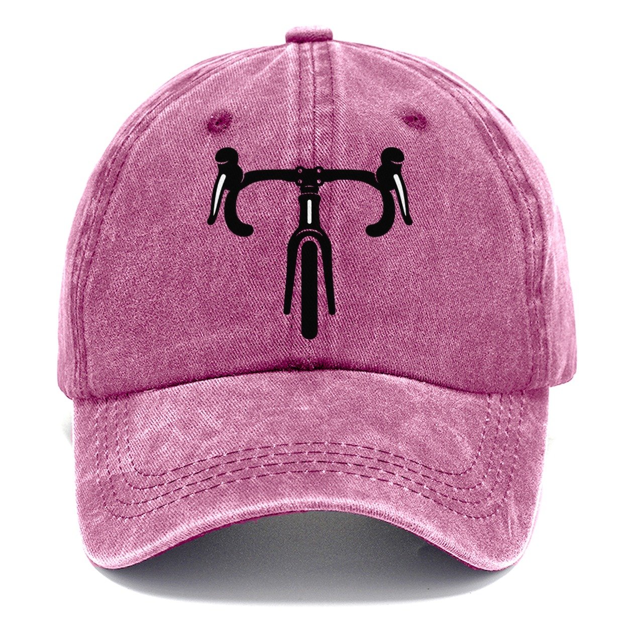 Drop Bar Silhouette Cycling Life Classic Cap – Dusty Rose