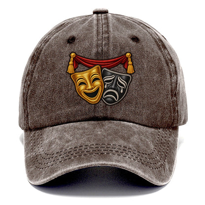 Masks Curtain Swag Fan Favorites Classic Cap – Brown