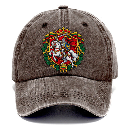 Lithuania Heraldic Crest Country Logos Classic Cap – Brown
