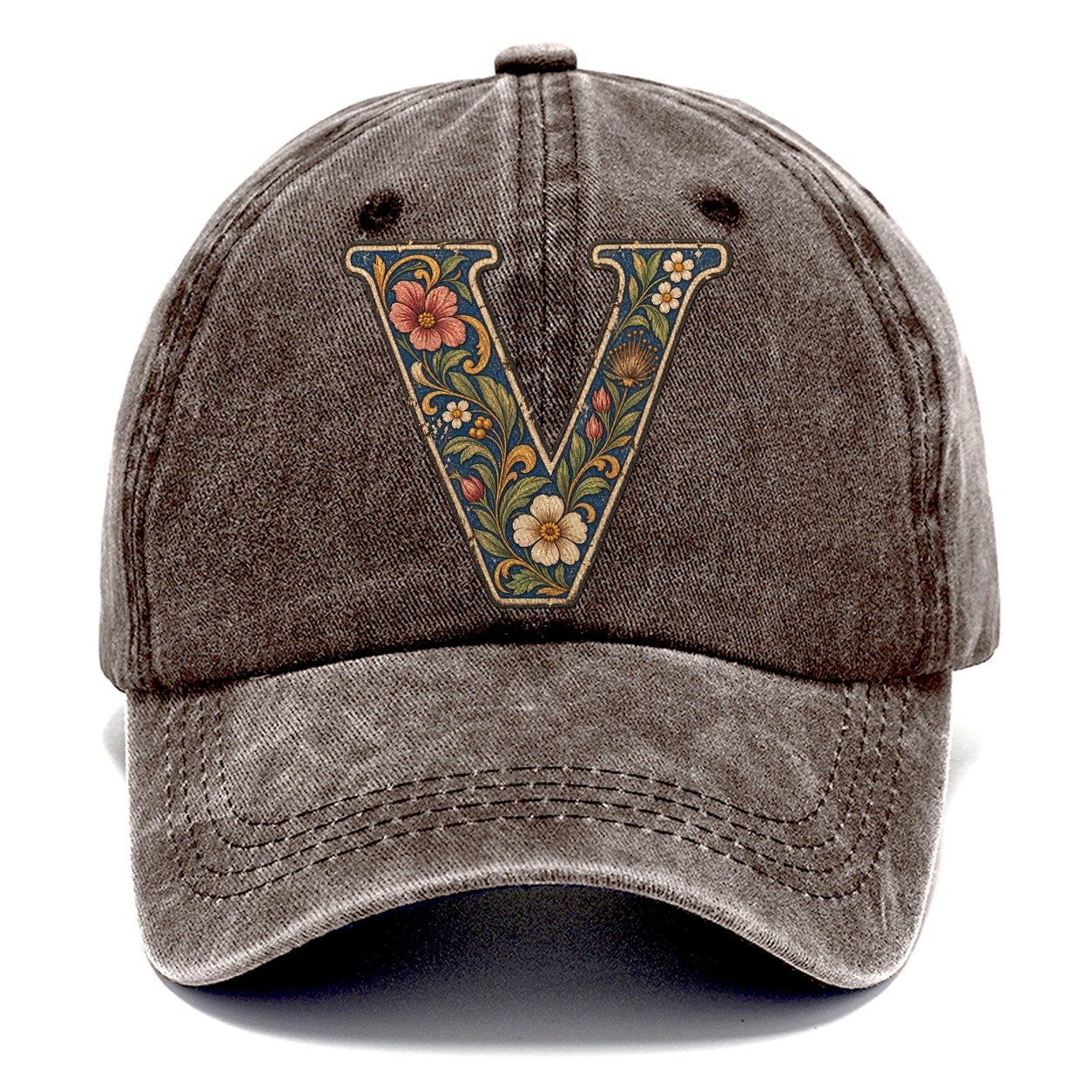 Wildflower V Monogram Classic Cap – Brown