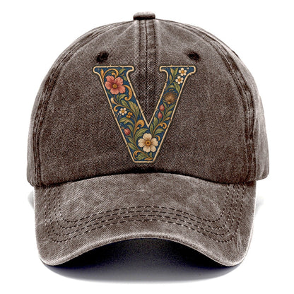 Wildflower V Monogram Classic Cap – Brown
