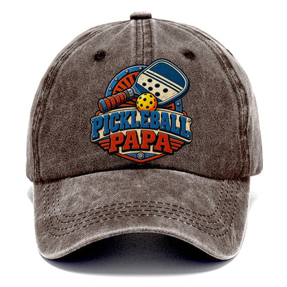 Pickleball Papa Pickleball Life Classic Cap – Brown