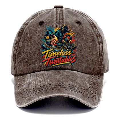 Timeless Turntables Music Instruments Classic Cap – Brown