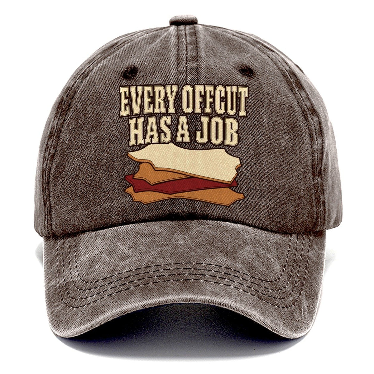 Every Offcut Has A Job Leathercraft Classic Cap – Brown