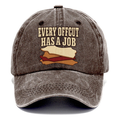 Every Offcut Has A Job Leathercraft Classic Cap – Brown
