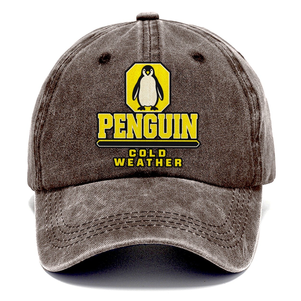 Penguin Cold Weather Heavy Duty Classic Cap – Brown