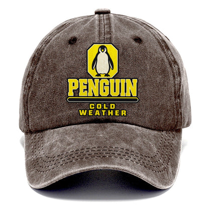 Penguin Cold Weather Heavy Duty Classic Cap – Brown