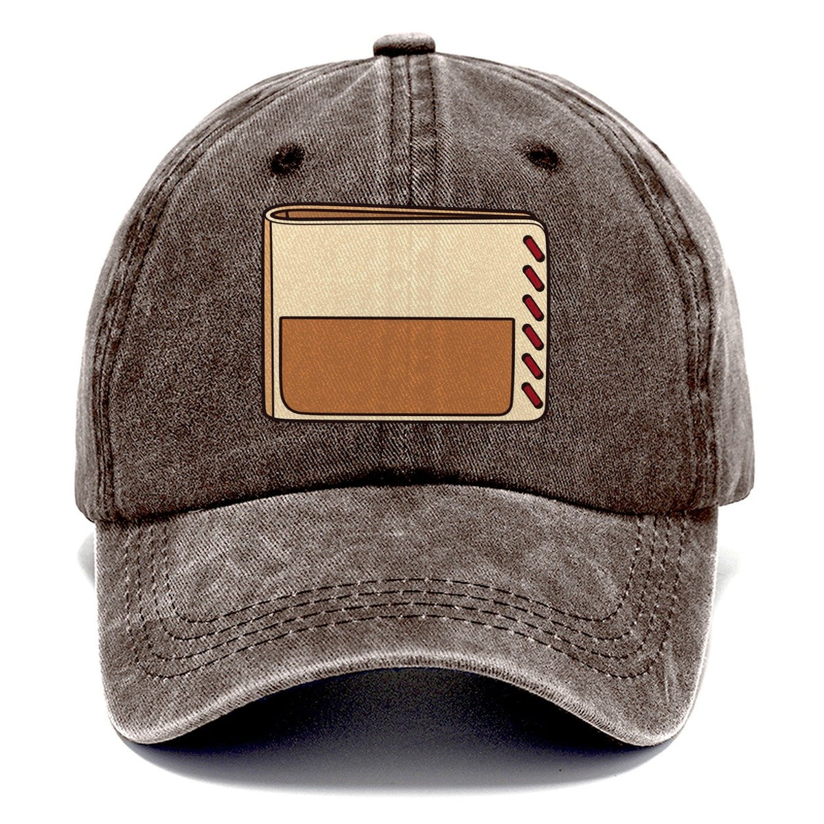 Bifold Wallet Study Leathercraft Classic Cap – Brown