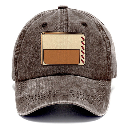 Bifold Wallet Study Leathercraft Classic Cap – Brown