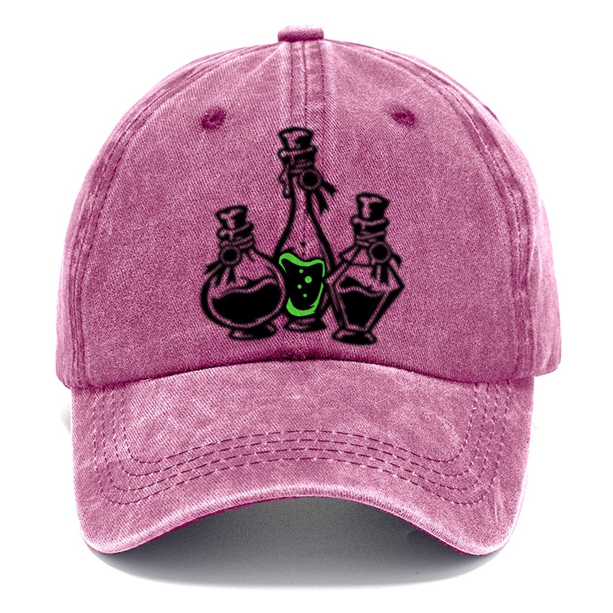 Apothecary Potion Bottle Trio Witch Magic Classic Cap – Dusty Rose