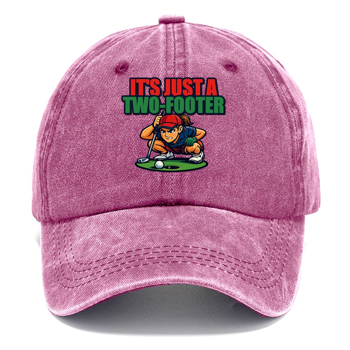 It Is Just A Two Footer Golf Classic Cap – Brown