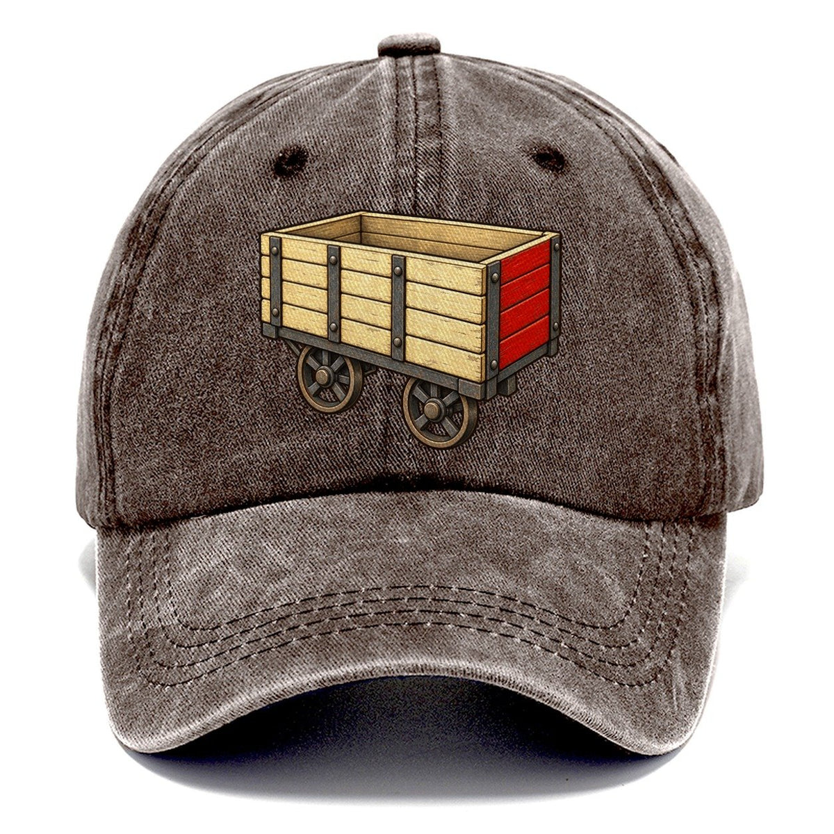 Open Goods Wagon Model Railways Classic Cap – Brown