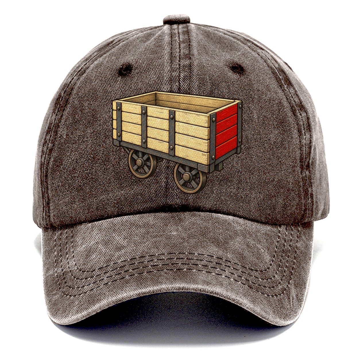 Open Goods Wagon Model Railways Classic Cap – Brown