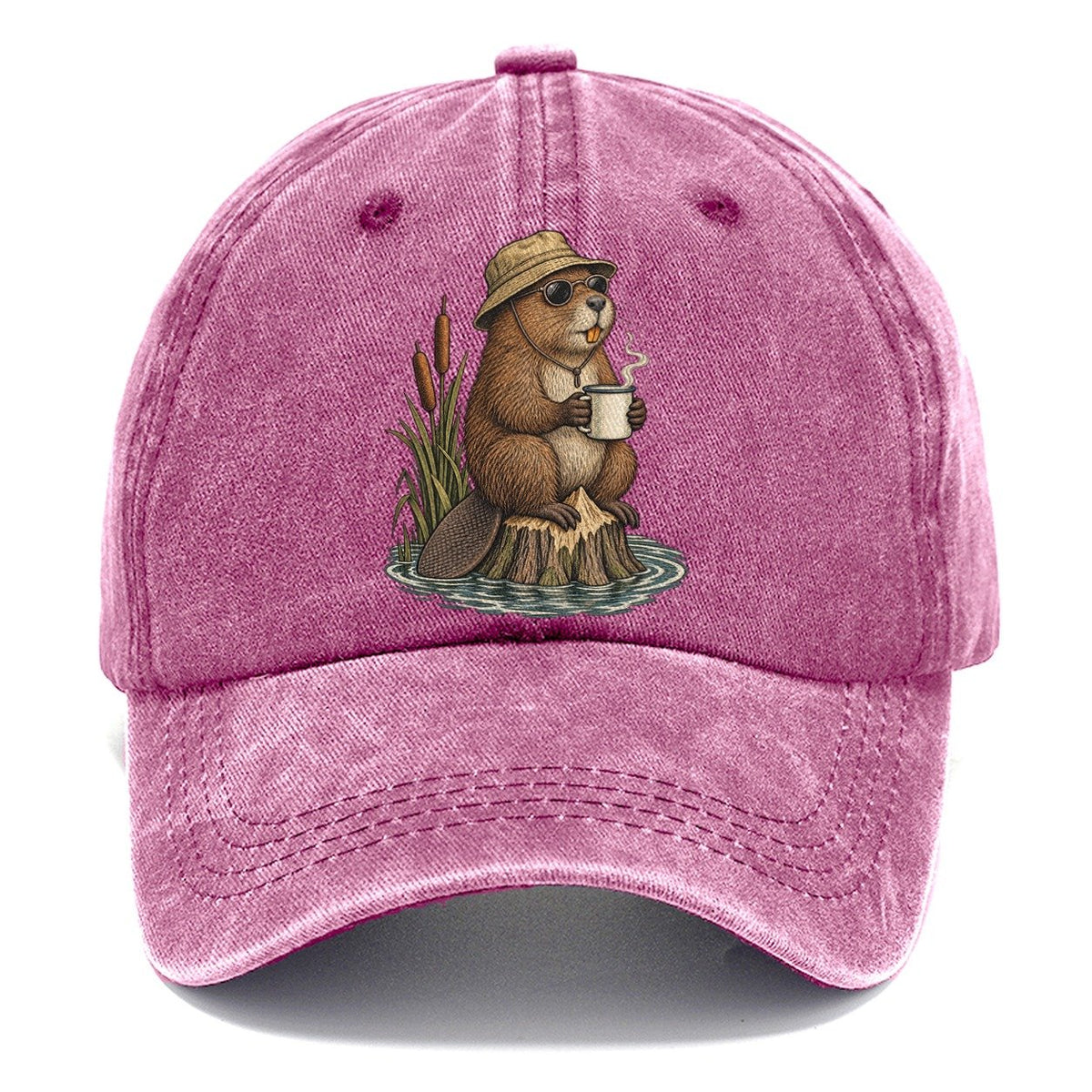 Beaver Lunch Shift Slow Camp Club Classic Cap – Dusty Rose