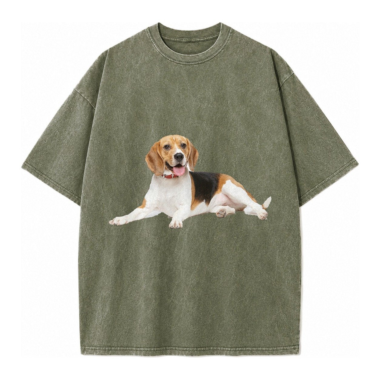 Beagle Vintage T-shirt – Army Green