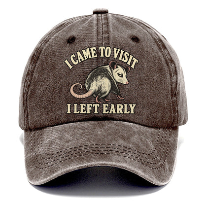 Opossum Quiet Exit Everyday Originals Classic Cap – Brown
